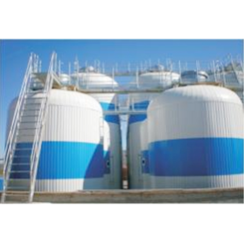 Why is water-based acrylic topcoat suitable for protective coatings for chemical equipment?
